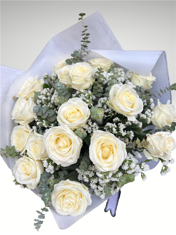 20'Lİ BEYAZ GÜL BUKETİ