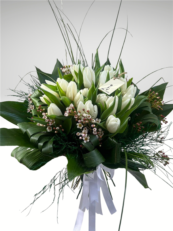 BEYAZ LALE BUKETİ