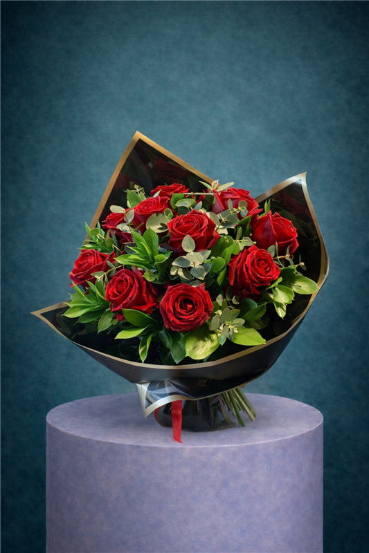 11 'Lİ KIRMIZI GÜL BUKETİ