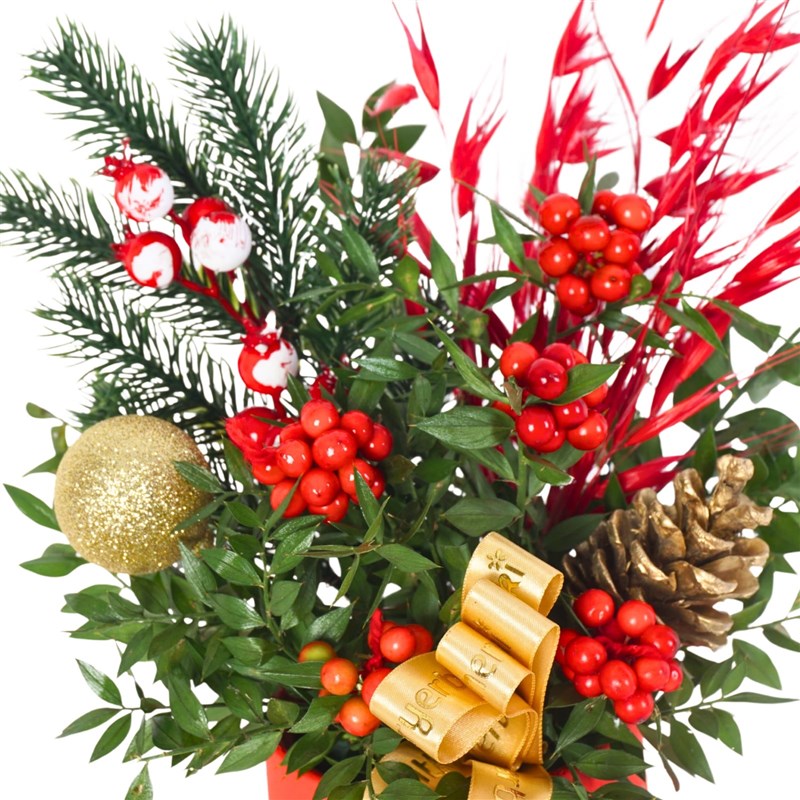 Merry Bloom Red (Kokina Aranjmanı)