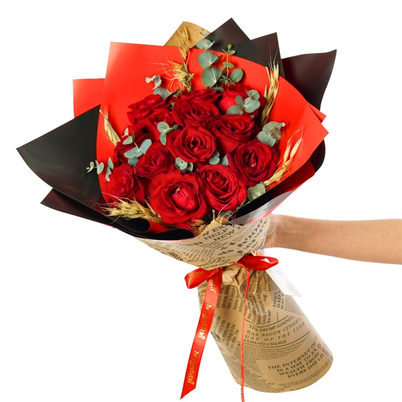 Addict (Bouquet of 15 Red Roses)