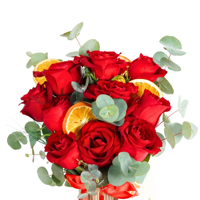 Red Aura (Bouquet of 10 Red Roses)