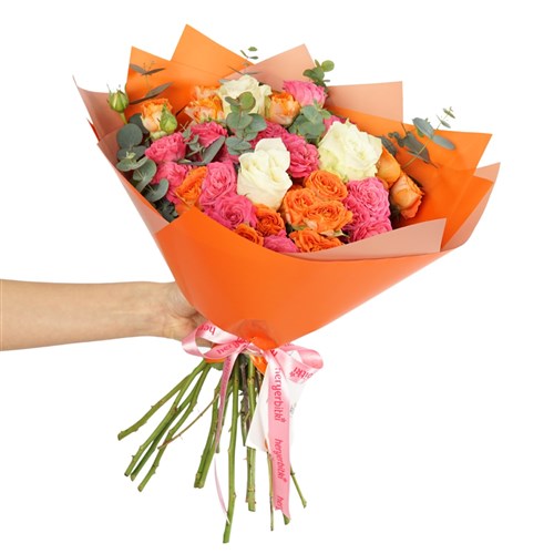 Joyful Roses (Renkli Güller Buketi)