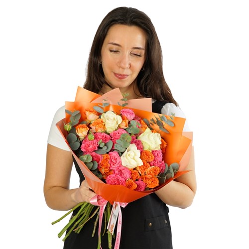 Joyful Roses (Renkli Güller Buketi)