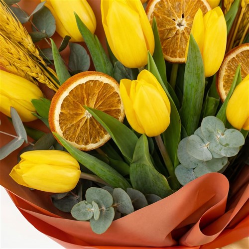 Yellow Tulips Bouquet