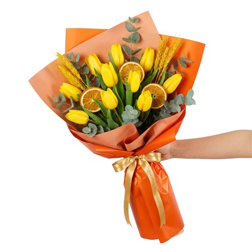 Yellow Tulips Bouquet