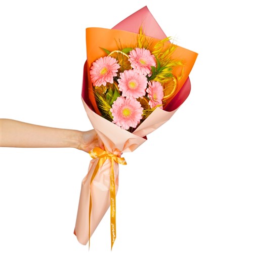 Angel Pink (Pink Gerbera Bouquet)