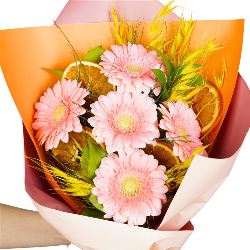 Angel Pink (Pink Gerbera Bouquet)