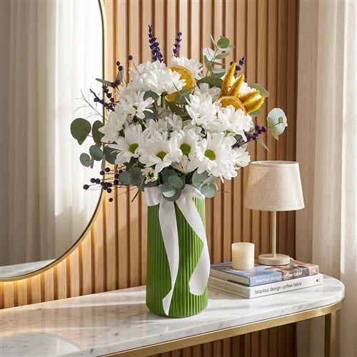 Floral Daisy Gift (Beyaz Papatya Buketi)