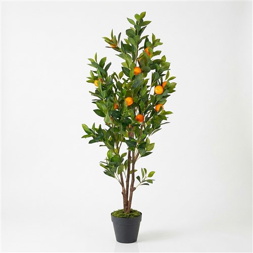 Yapay Mandalina Ağacı 150cm - Plastik Saksılı