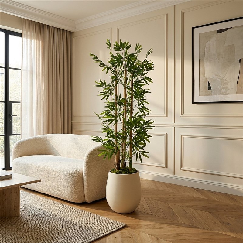 Artificial Bamboo Tree 180cm - with Plastic Pot
