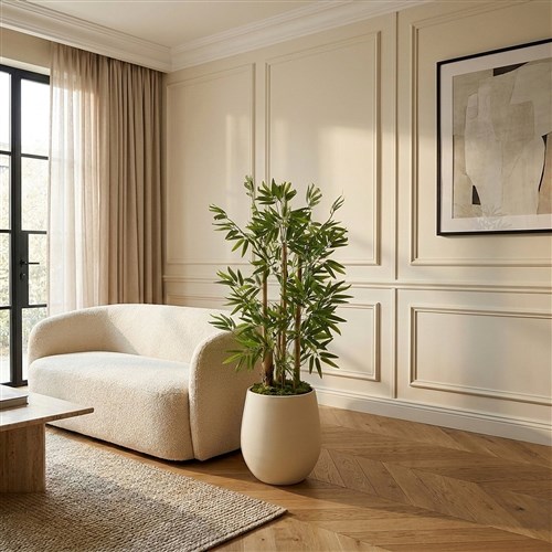 Yapay Bambu Ağacı 120cm - Çömlek Saksılı