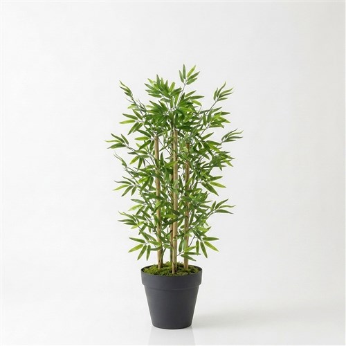 Yapay Bambu Ağacı 120cm - Plastik Saksılı