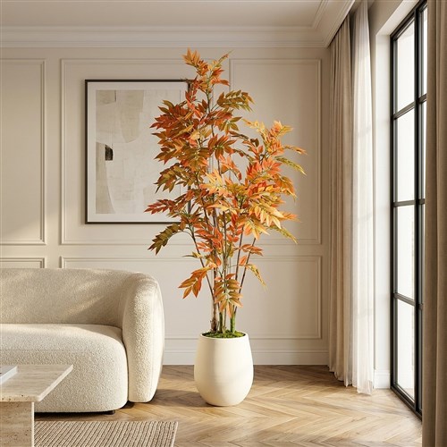 Yapay Japon Lacquer Sonbahar Ağacı 210cm - Çömlek Saksılı