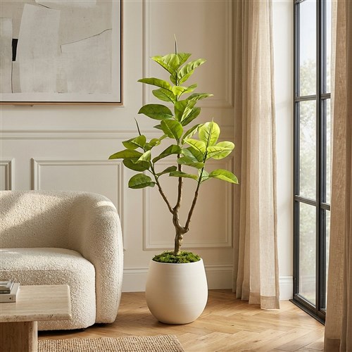 Yapay Yeşil Ficus Audrey 135cm - Çömlek Saksılı