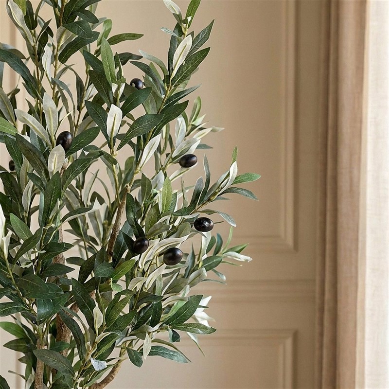 Artificial Olive Tree 120cm - with Clay Pot