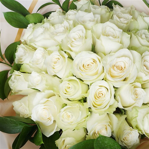 Beyaz Gül Buketi - 30 Beyaz Gül (Pure Love Roses)