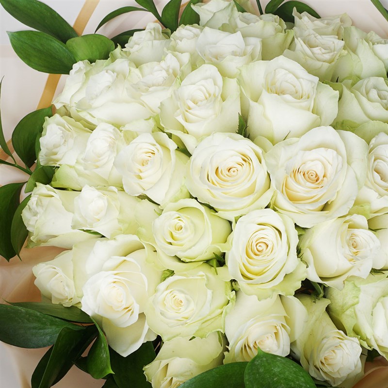 Pure Love Roses (30 White Rose Bouquet)