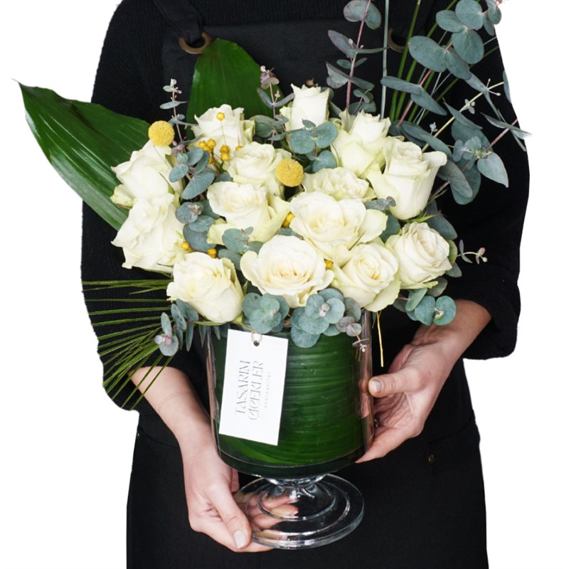 Pearl Roses Arrangement