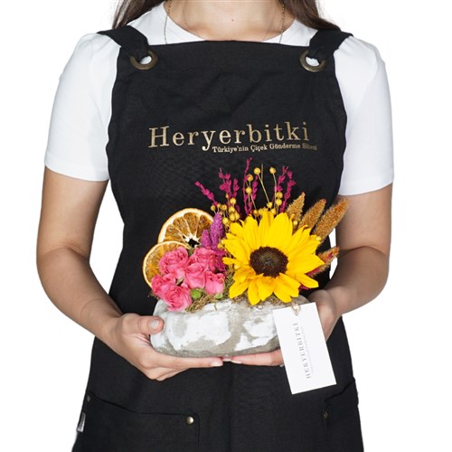 Sunflower (Ayçiçeği ve Güller Aranjmanı)