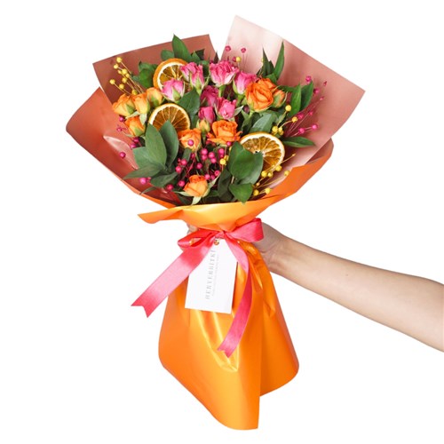 Confetti Bouquet (Renkli Güller Buketi)