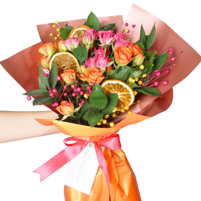 Confetti Bouquet (Renkli Güller Buketi)