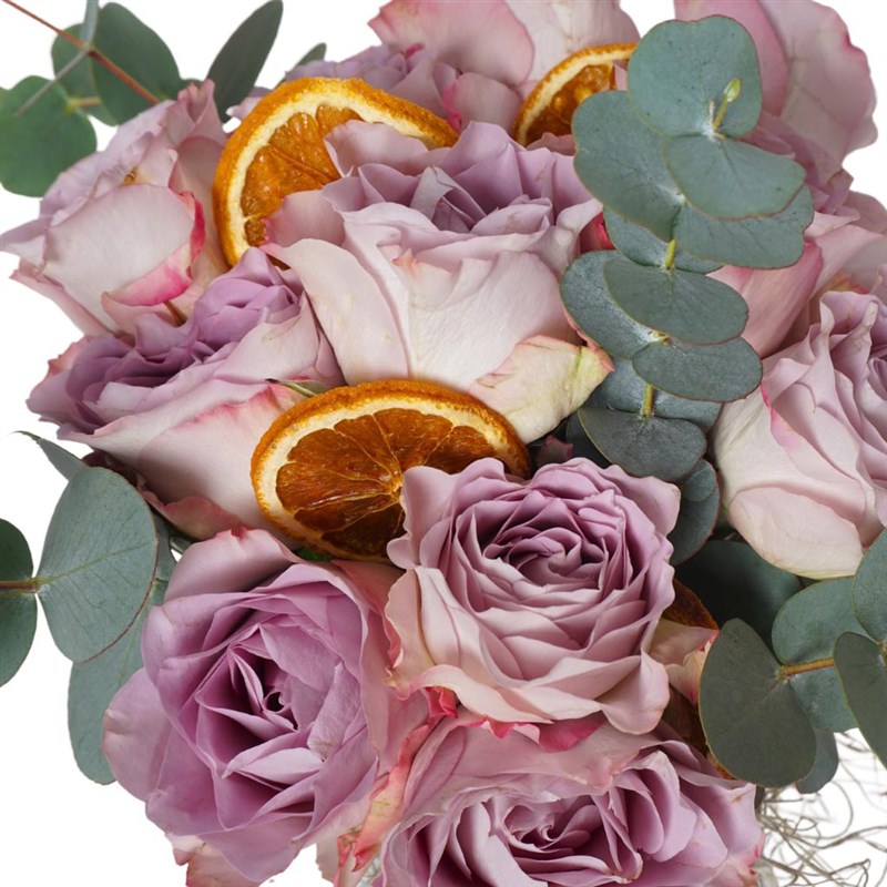 Lila Gül Buketi - 9'lu (Lilac Roses)