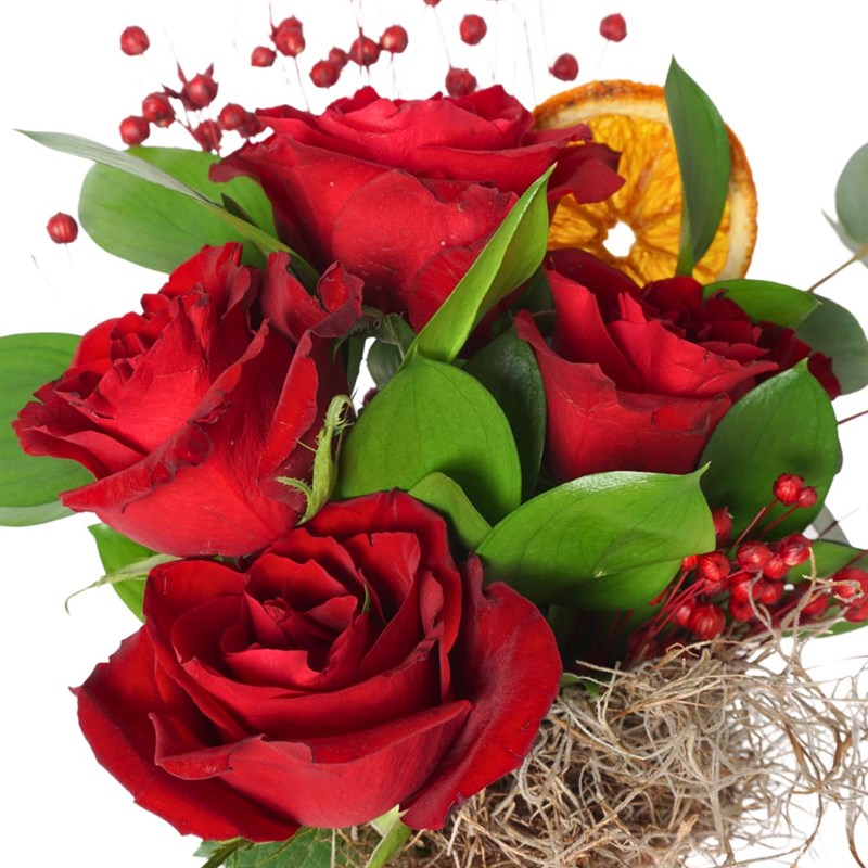 All Season Love Roses (Bouquet of 4 Red Roses)