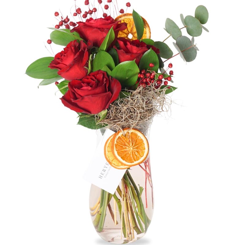 All Season Love Roses (Bouquet of 4 Red Roses)