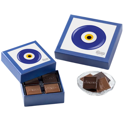 Chocolate with Evil Eye Charm - Divan