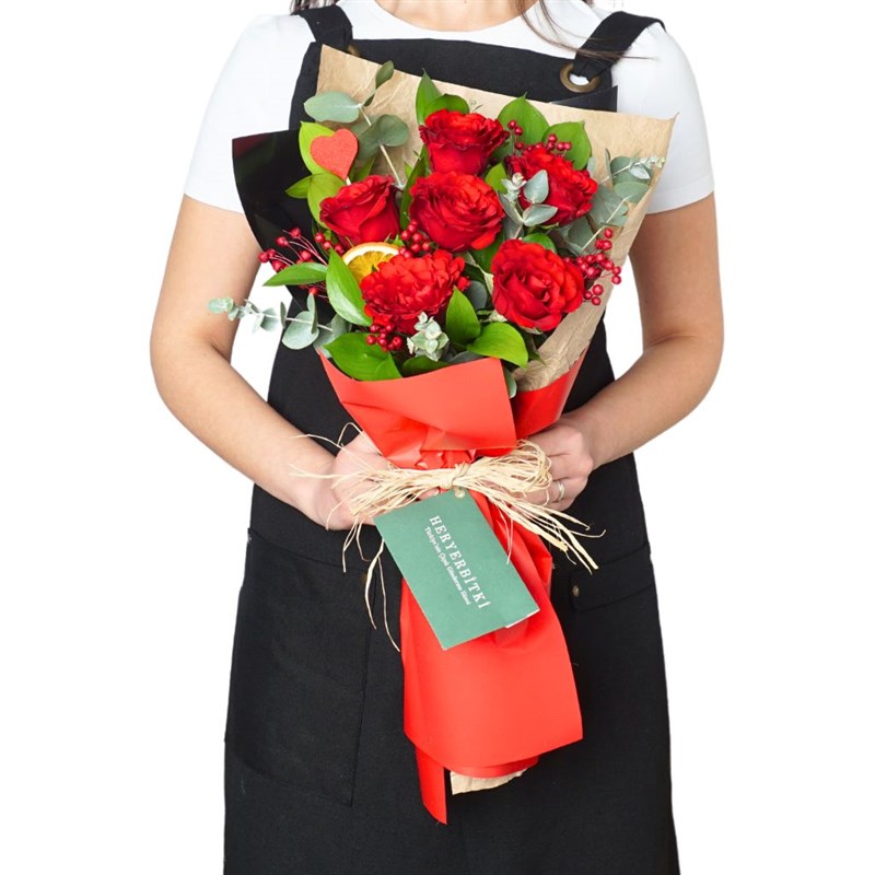 Rose Dream 6'lı Kırmızı Güller