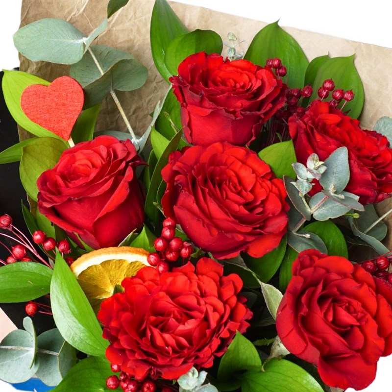 Rose Dream 6'lı Kırmızı Güller