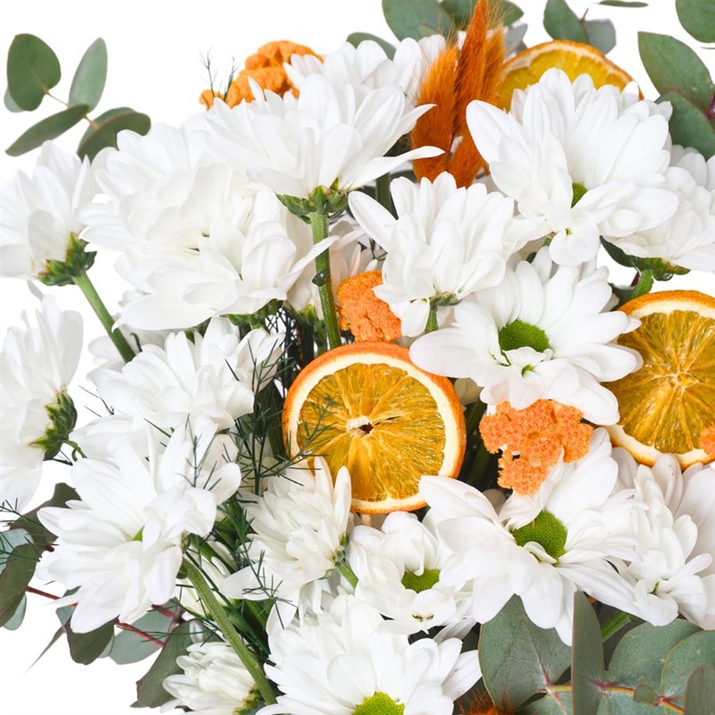Floral Morning Daisy (Beyaz Papatya Aranjmanı)