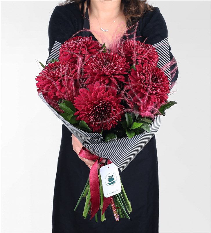 Jumbo Burgundy Anastasia Bouquet