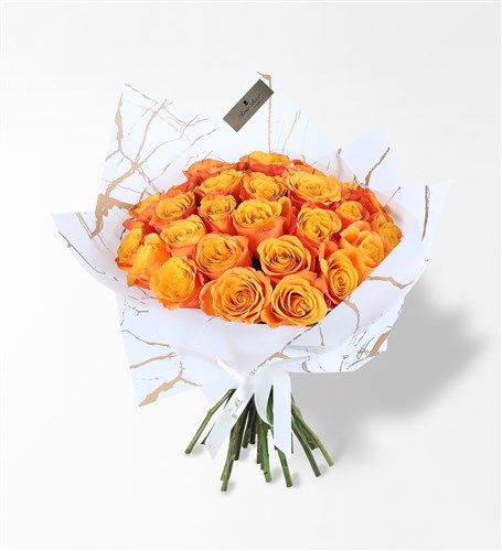 Confy - 30 Orange Rose Bouquet