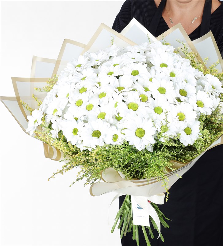 Giant White Daisy Bouquet