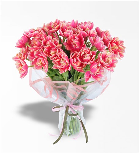 30 Pink Tulip Bouquet