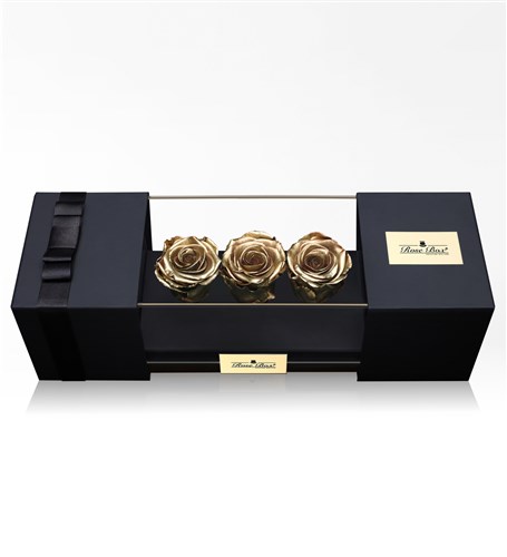 Triple Golden Everlasting Rose