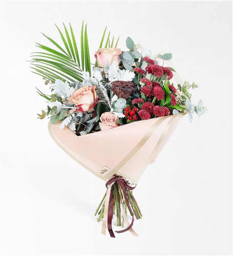 Mini Cappuccino Rose Bouquet