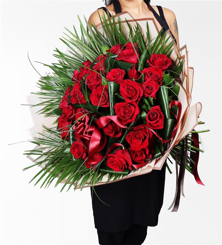 33 Red Rose Bouquet