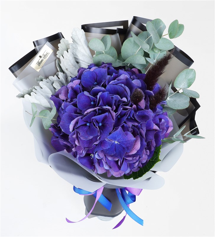 Mini Purple Hydrangea Bouquet