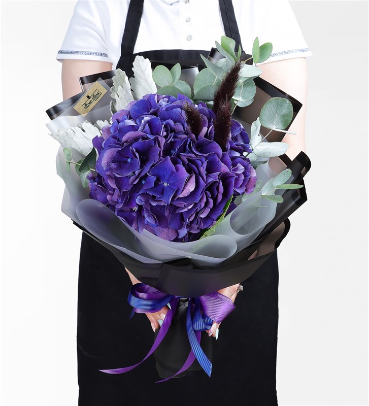 Mini Purple Hydrangea Bouquet