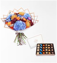 Wild Bloom XL Buket & Lure Chocolate By Swissôtel 24'lü