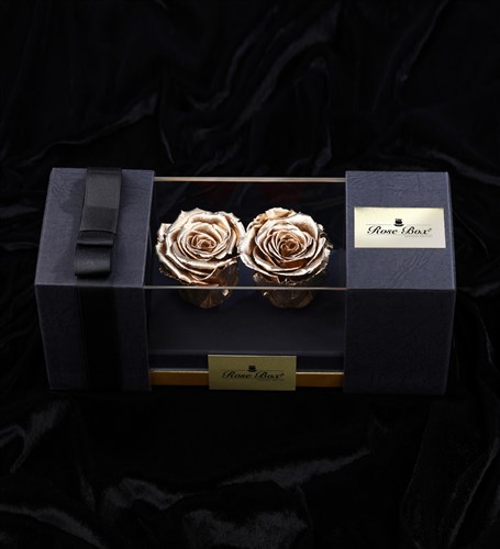Double Golden Unfading Rose