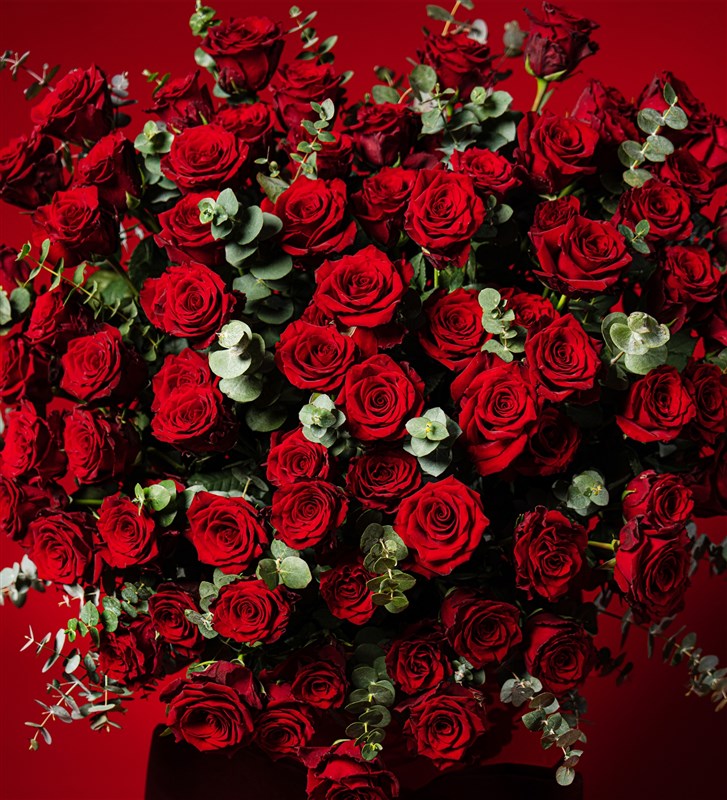 Premium Giant Box with 1.5 Meter Heart-Shaped Rose Arrangement