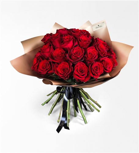Rouge - 30 Red Rose Bouquet Valentine's Day Gift