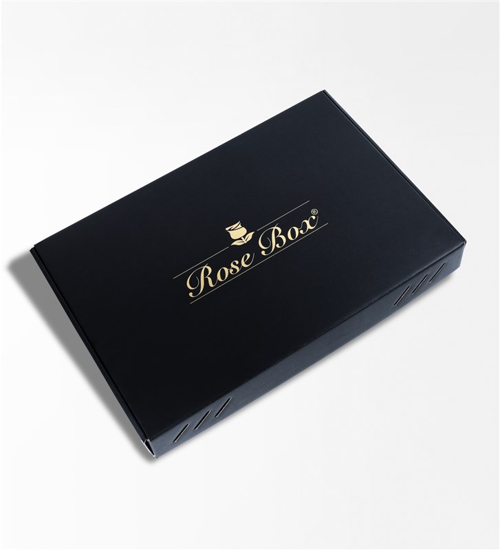 Royal - 50 Red and Pink Roses in a Black Box