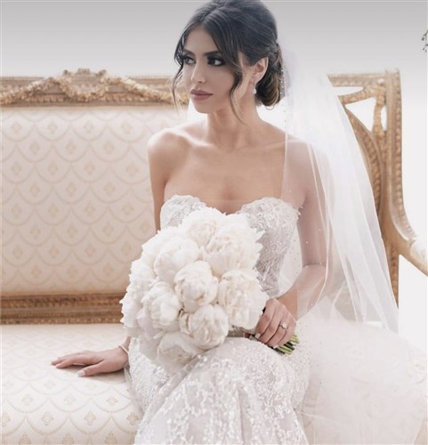 XL Peonies White Gelin Buketi