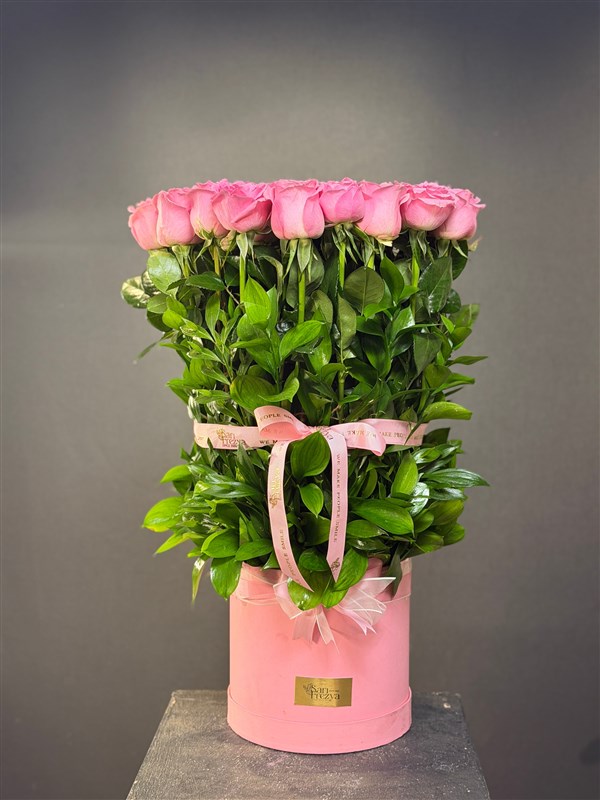 Pink Eternity – Pembe Kutuda İthal Gül Aranjmanı