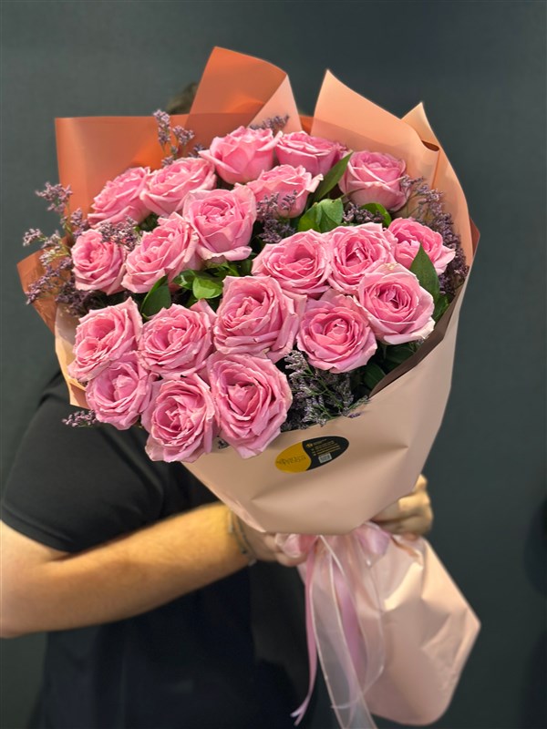 20 adet Pembe Gül Buketi